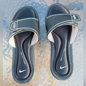 Black Nike Slides